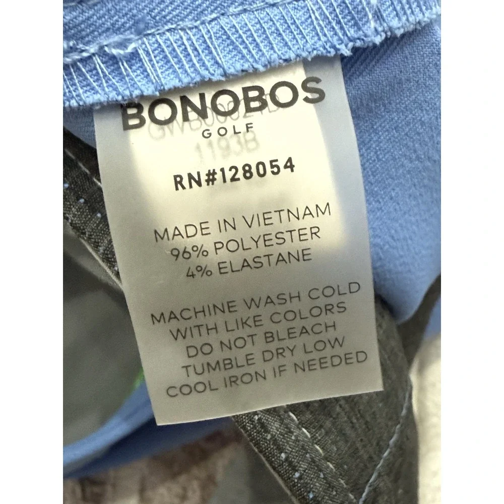 Bonobos Golf Shorts Stretchy Performance Bright Blue 10